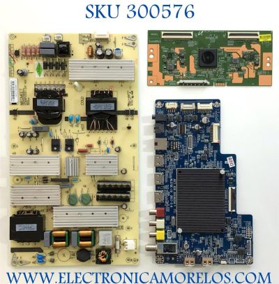 KIT DE TARJETAS PARA TV RCA·ROKU TV 4K·UHD·HDR / MAIN JUC7.820.00180256 / GW1500 / HLS73C-IU / 0SPM2608A / OSPM2608A / T-CON 37393E / LJ94-37393E / 15Y_65_FU11BPCMTA4V0 / FUENTE MP220D-2S / MP220D-2SF 400-U / PANEL C650U17-E68-S / MODELO RTRU6527-US